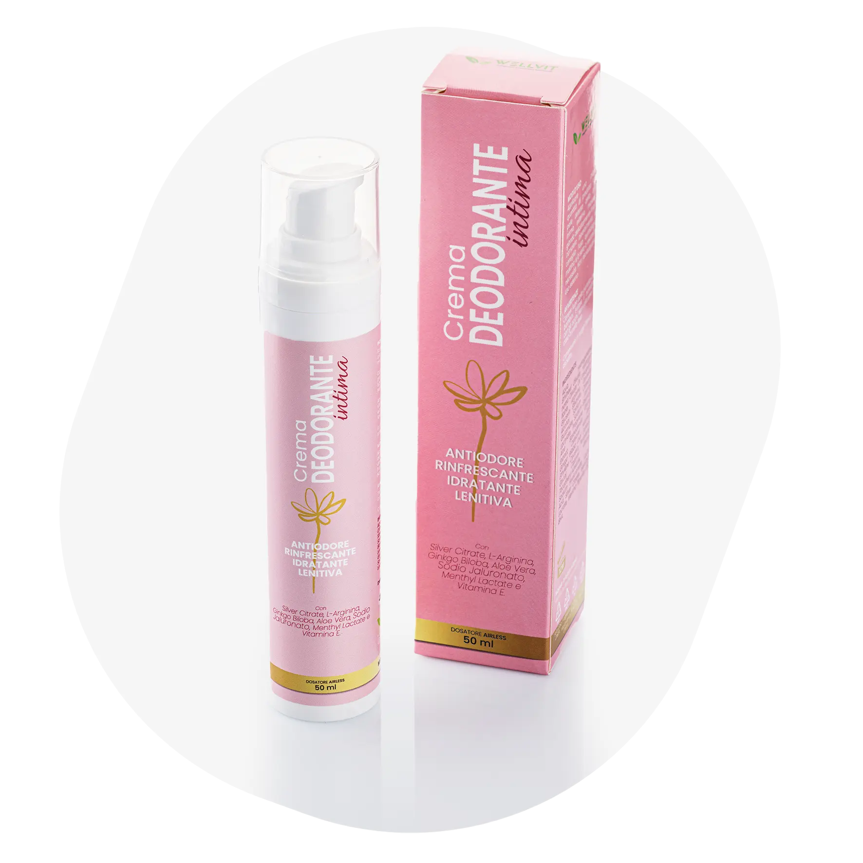 Crema deodorante intima femminile