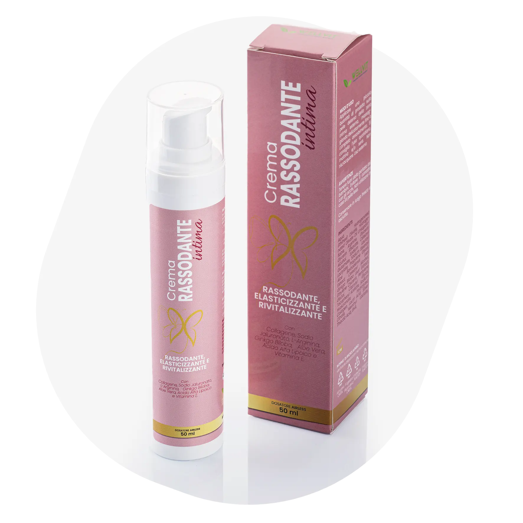 Crema rassodante intima femminile