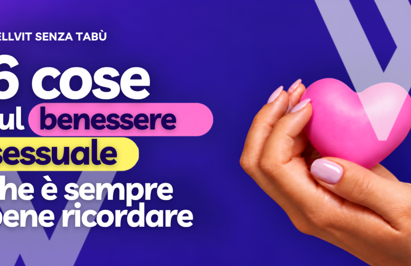 donna e coppia che vivono il benessere sessuale senza tabù